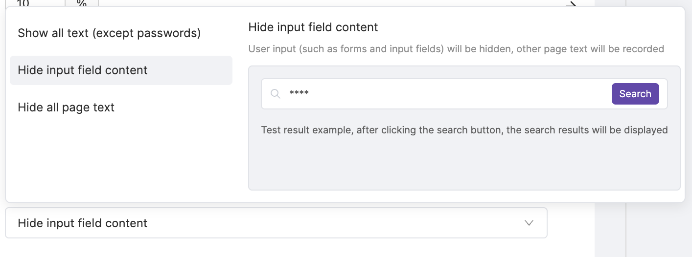 Hide Input Field Content